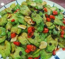 Stir-fried Bitter Melon with Fermented Black Beans and Chili