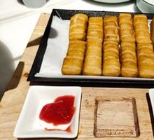 Pan-fried stuffed tofu with eggplant