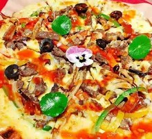 Beef Cheese Flaky Pie