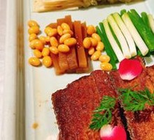 Crispy pancakes with hairtail fish