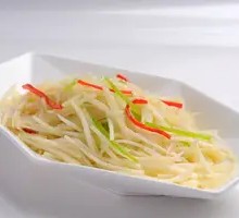 Colorful Pepper and Potato Strips