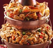 Spicy Chicken Wings and Frog Legs Hot Pot