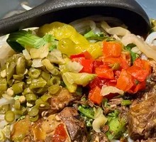 香辣豆豉牛腩拌粉