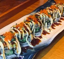 Salmon Avocado Flower Roll Sushi
