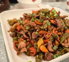 Sour Pepper Chicken Offal