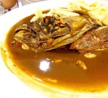 Fish Head with Flatbread