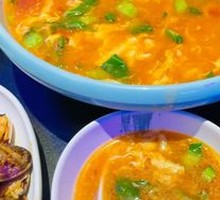 Tomato Dumpling Soup