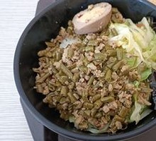 Minced Pork with Sour Beans Rice