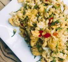 Jasmine Flower Stir-Fried Eggs