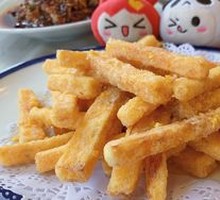 Salted Egg Yolk Baked Pumpkin