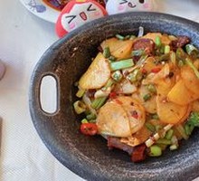 Spicy Potatoes in Dry Pot