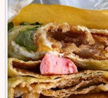 Egg and Sausage Pancake