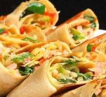 Cheese Sausage Pancake