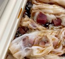Egg and BBQ Pork Rice Noodle Roll