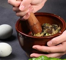 Spicy Chili and Century Egg Mix