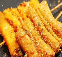 Fried Enoki Mushrooms