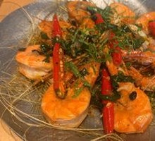 薄荷豆豉虾的摇曳