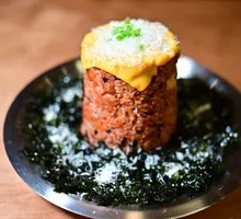 Cheese Pork Belly Kimchi Fried Rice