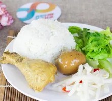 Braised Chicken Leg Rice