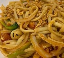 Tomato and Egg Stir-Fried Knife-Cut Noodles