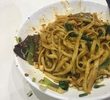 Beef Oil-Poured Noodles