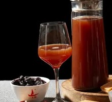 Homemade Plum Syrup Drink