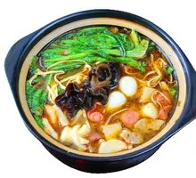 Two Meat, Five Vegetables Rice Noodles