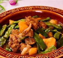Stewed Pork Ribs with Green Beans