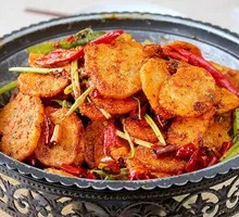 Spicy Potatoes in Dry Pot