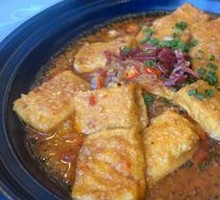 Garlic Ham Braised Tofu