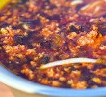 Spicy Sour Rice Noodle Soup