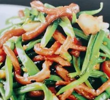 Beef Strips with Lentils