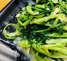 Steamed Water Spinach with Preserved Bean Sauce