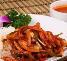 Classic Spicy Squid Rice