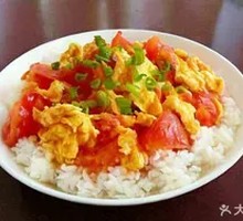 Tomato and Egg Rice Bowl