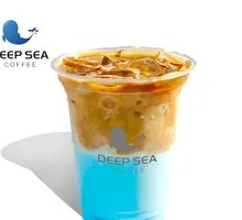 莓果蓝丝绒生椰拿铁