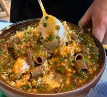 Sea Cucumber Rice Toss