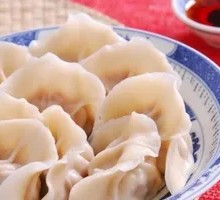 Pork and scallion dumplings