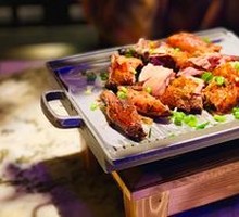 Green Tea Roast Chicken and Meat Combo