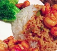 Garlic Lobster Tail Rice
