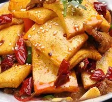 Stir-fried Tofu with Thousand Layers