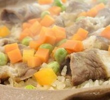 Snowflake Beef Baozi Rice Bowl