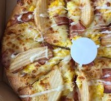 American-style Bacon & Potato Pizza
