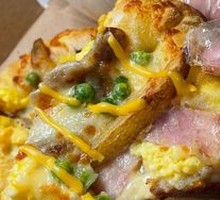 American-style Bacon & Potato Pizza