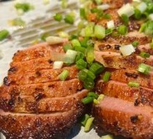 Green Tea Scallion Grilled Meat