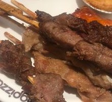 Fried Lamb Skewers