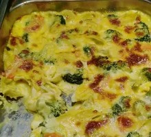 Corn and Cheese Baked Pasta
