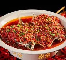 Spicy Hunan-style Steamed Fish Head with Chopped Chili