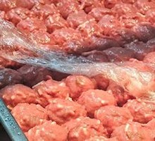 Freshly Made Beef Meatballs