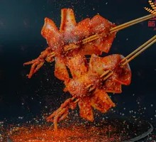 Grilled Squid on Iron Plate